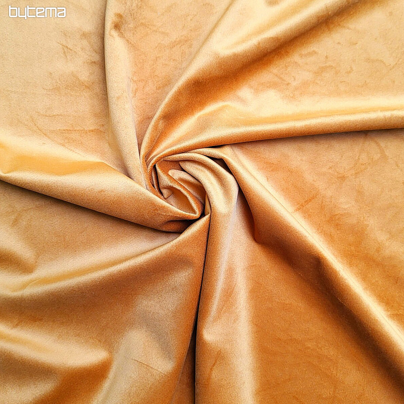 Tissu de décoration velours RIVIERA MUSTARD