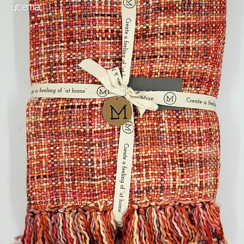 Plaid luxe YARA ROUGE rouge