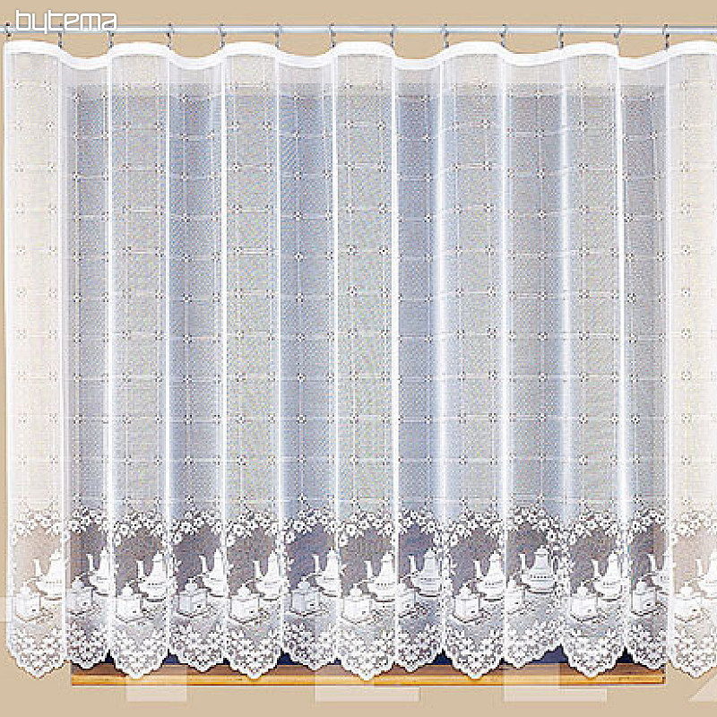 Rideau jacquard A3479 MOULIN À CAFÉ