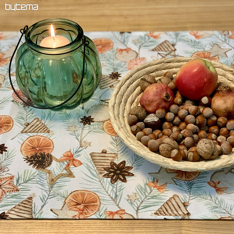 Nappe de Noël ORANGES SÉCHÉES