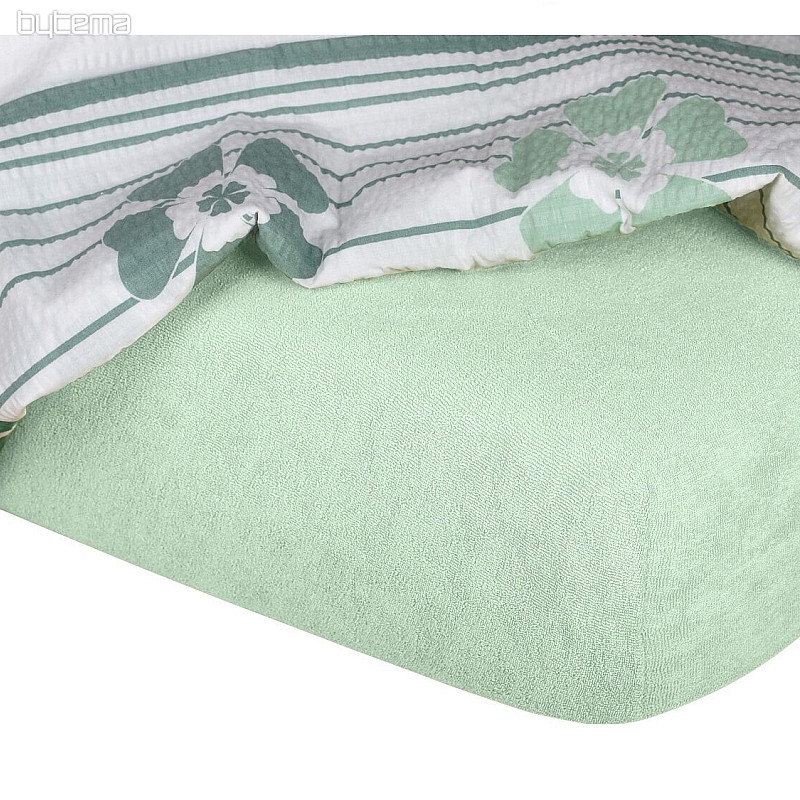 Drap éponge couleur MENTOL