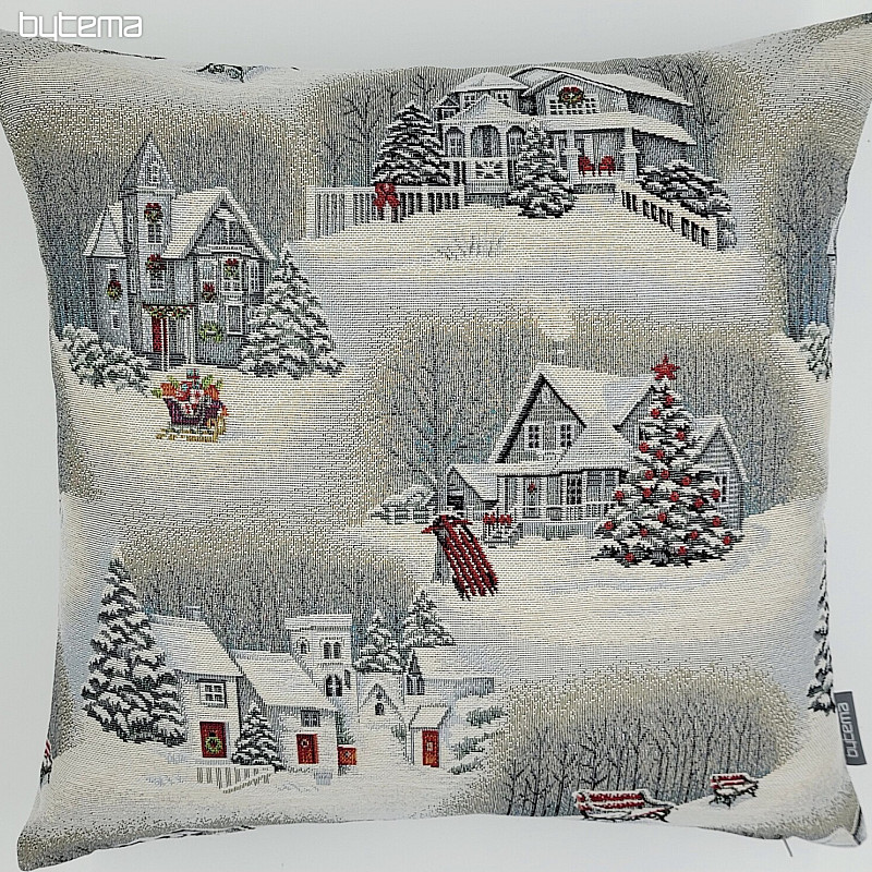 Couverture tapisserie de Noël PAYSAGE DE NOËL II