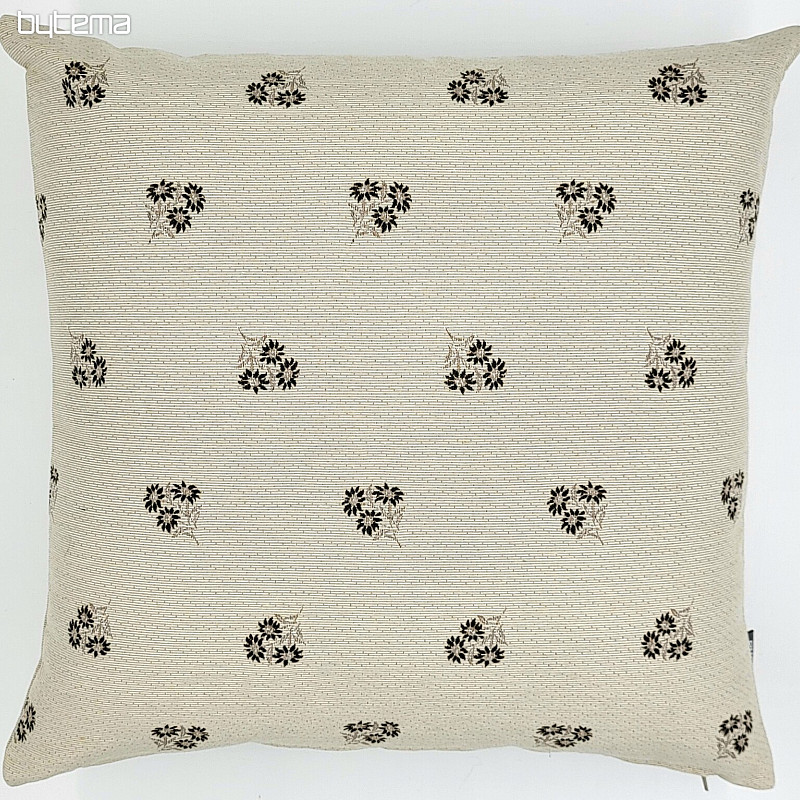 Revêtement décoratif FLEURS ALPINES jacquard BEIGE