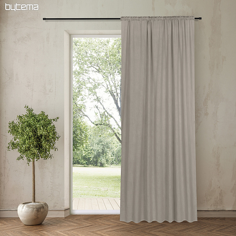 Rideau gerster NATURE GRIS BEIGE