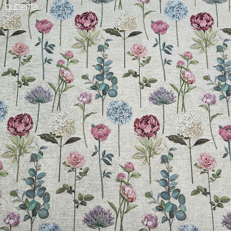 Tissu de tapisserie FLORES TIME
