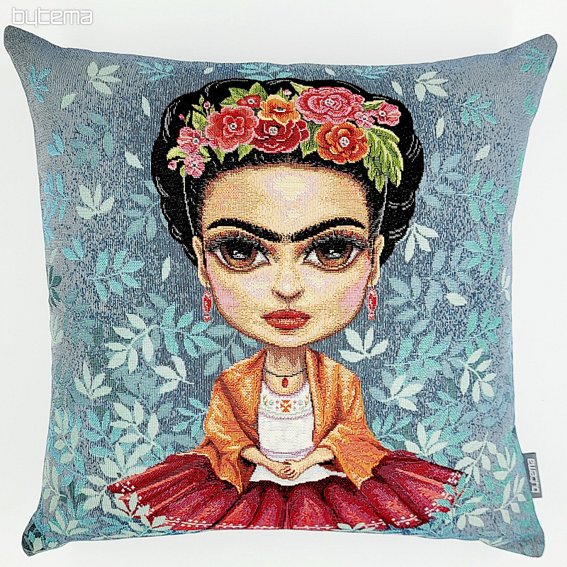 Housse de coussin tapisserie FRIDA KHALO
