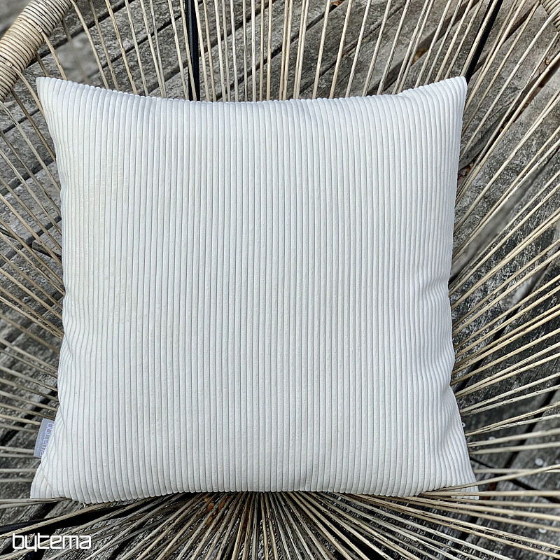 Housse de coussin déco DARVEN IVOIRE