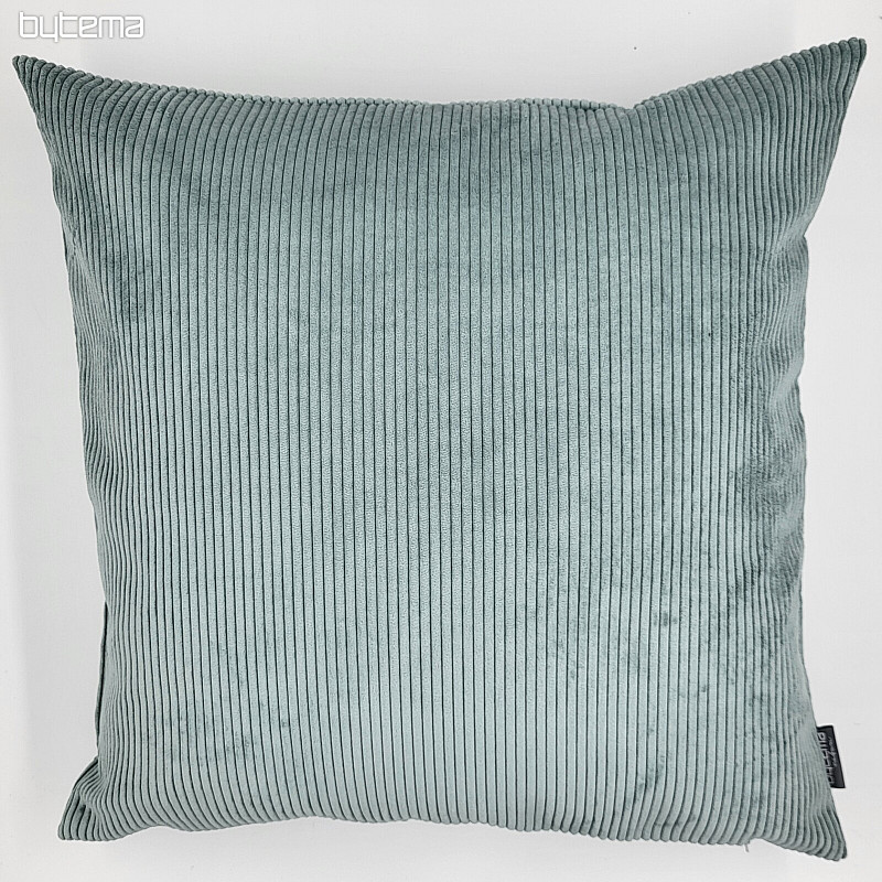 Housse de coussin déco DARVEN GRIS VERT