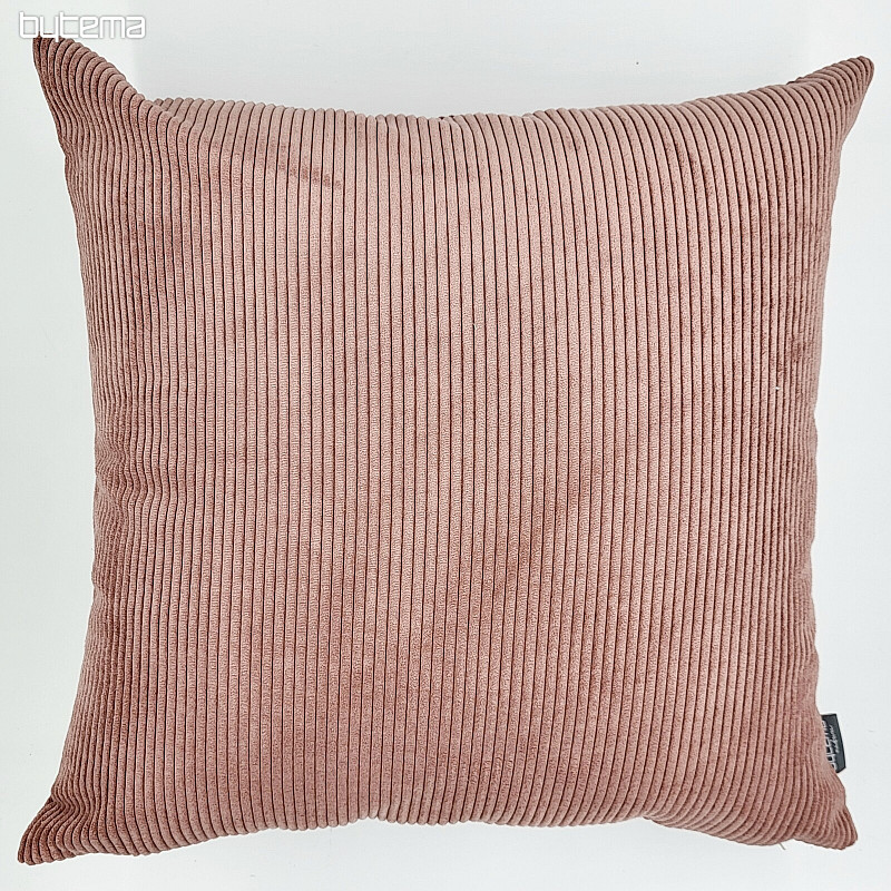 Housse de coussin déco DARVEN VIEUX ROSE