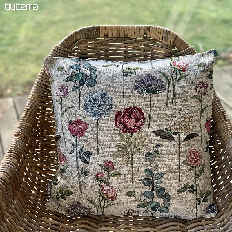 Housse de coussin tapisserie FLORES TIME II