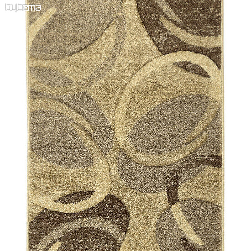 Tapis en pièces PORTLAND noir-gris