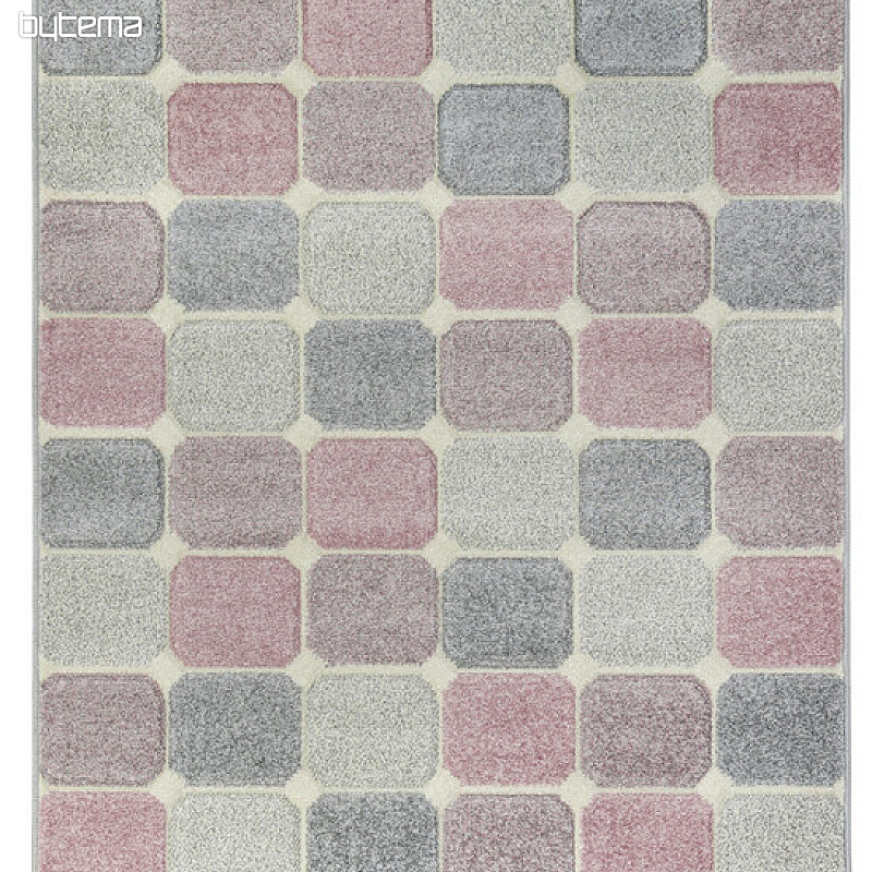 Pièce tapis PORTLAND cubes colorés
