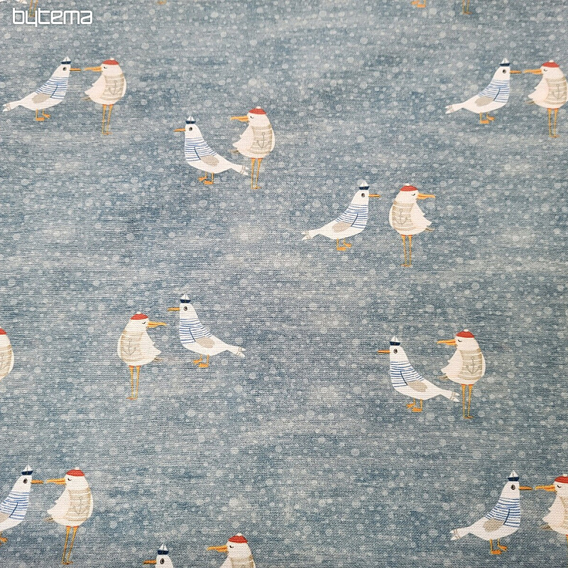 Tissu déco RACKOVÉ turquoise
