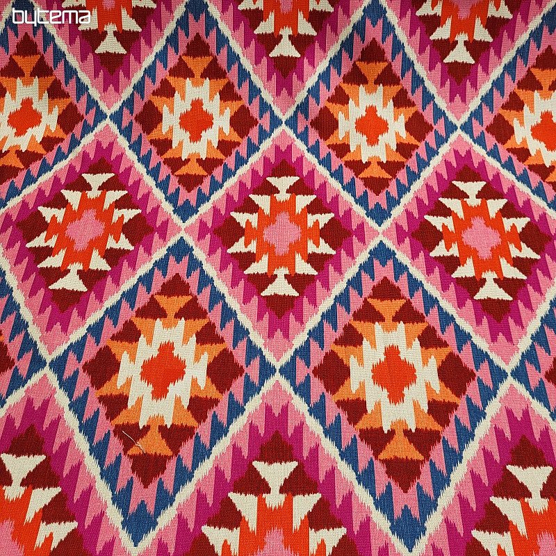 Tissu déco AZTÉK violet