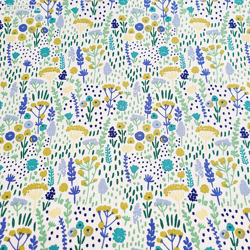 Tissu coton LAVANDE MEADOW