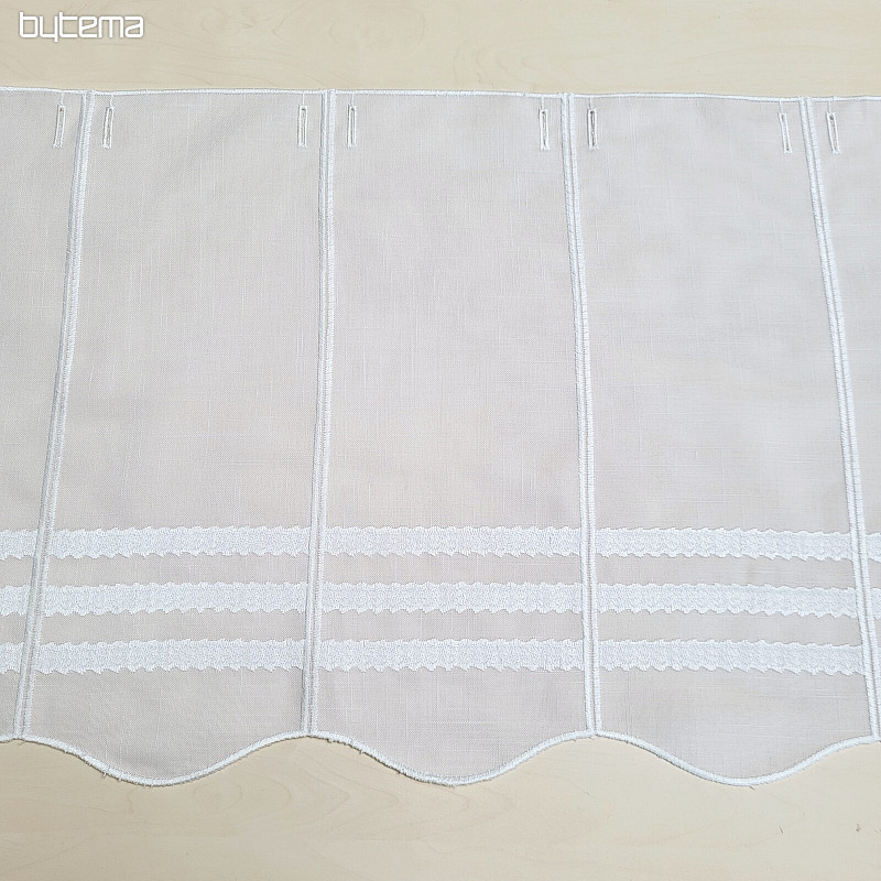 Rideau vitrail GERSTER 11611/0010 blanc