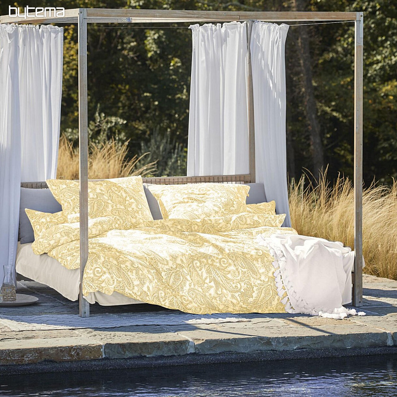IRISETTE literie de luxe en satin FLORENZ 8447-40 OR