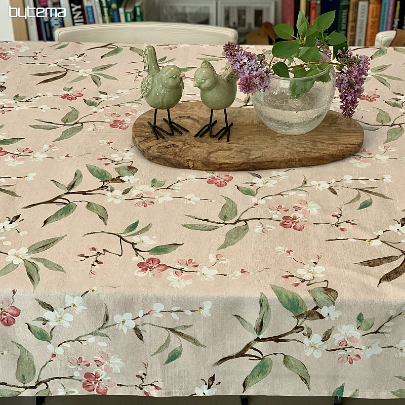Nappe et châle KVÄT NOA rose