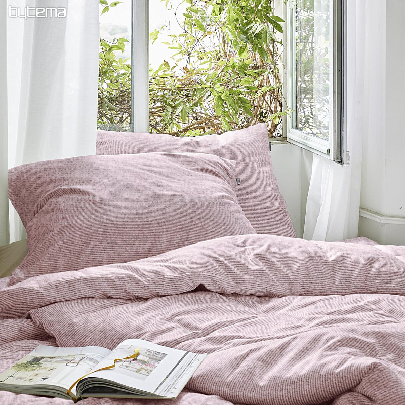 IRISETTE crêpe doux luxe EASY 8514-60 rayures roses