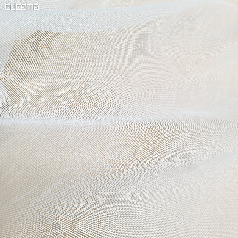 Rideau jacquard fini BLANC