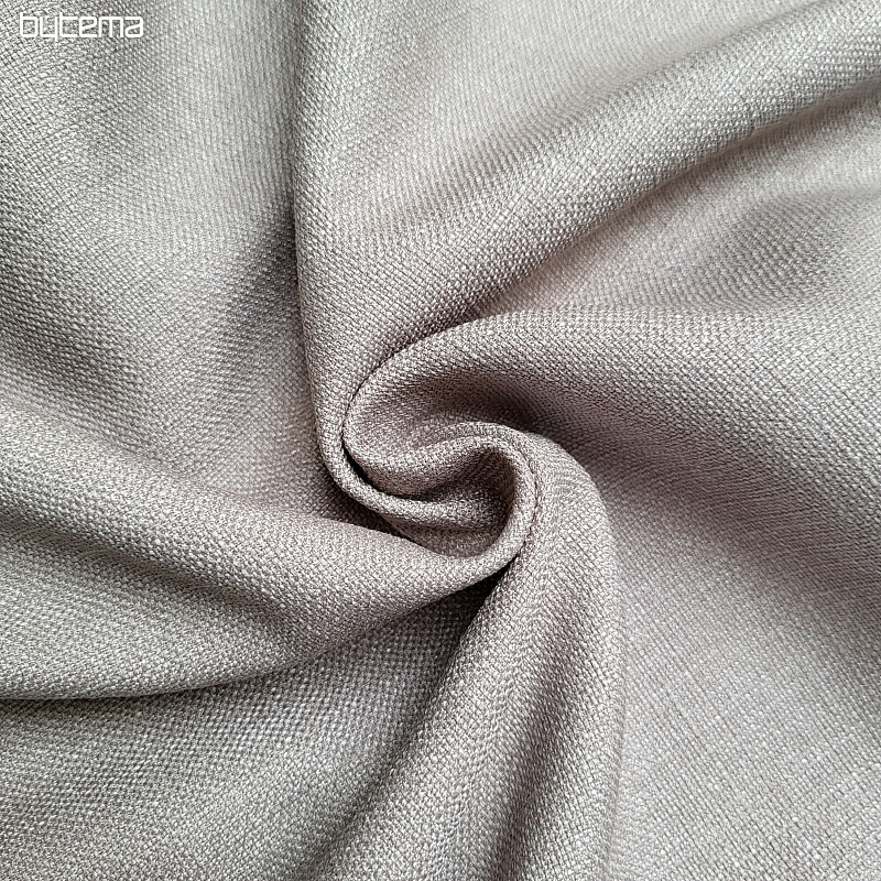 Tissu décoratif design uni GERSTER 7650 GRIS BEIGE 0840
