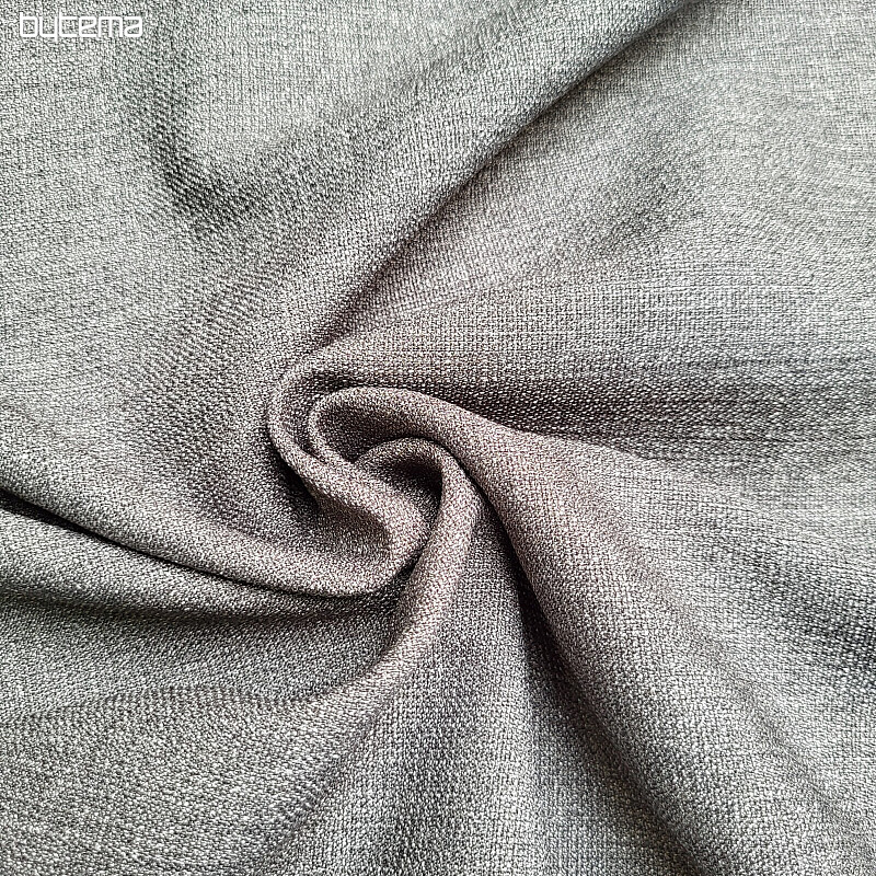 Tissu décoratif design uni GERSTER 7650 THICK GREY 0084