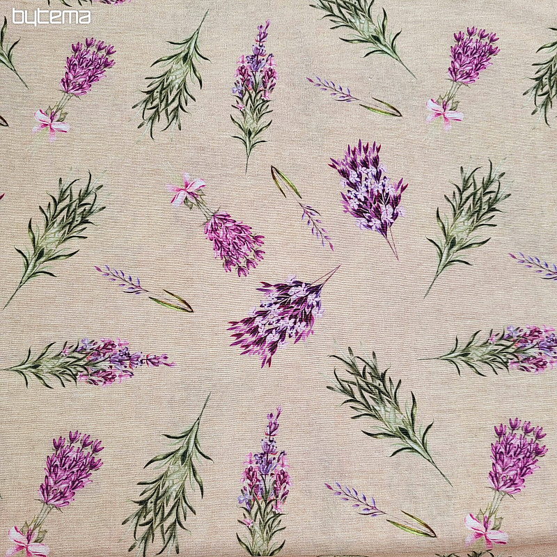 Tissu décoratif HIPATIA LAVANDE