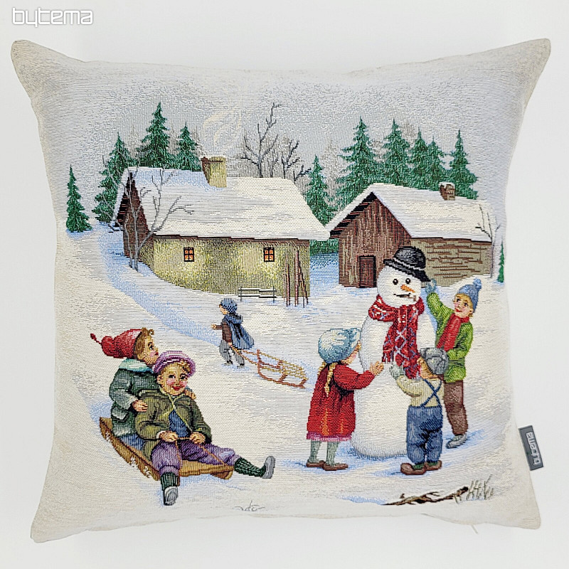 Housse tapisserie de Noël APRÈS-MIDI D&#39;HIVER