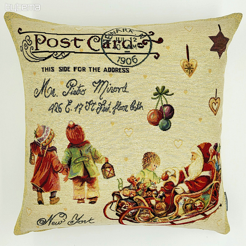 Couverture de tapisserie de Noël CARTE POSTALE