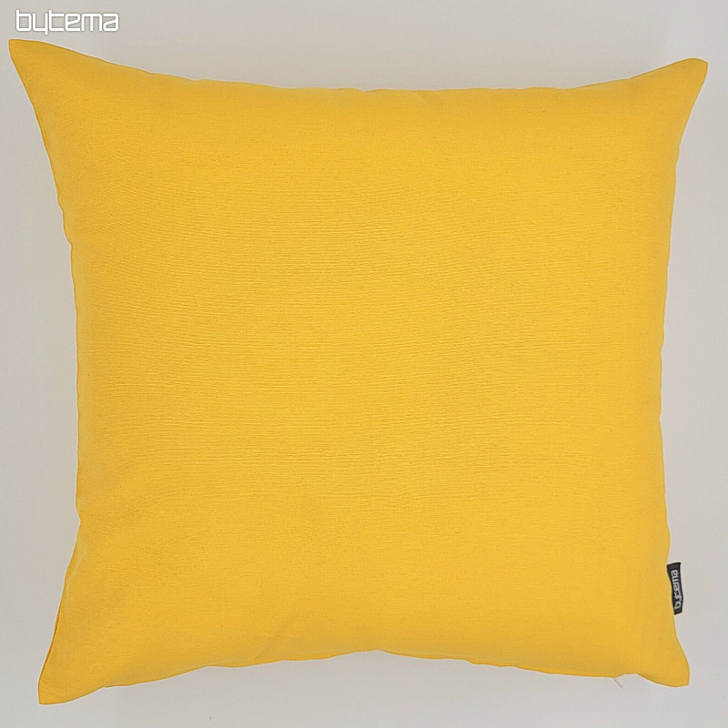 Housse de coussin déco LISO JAUNE