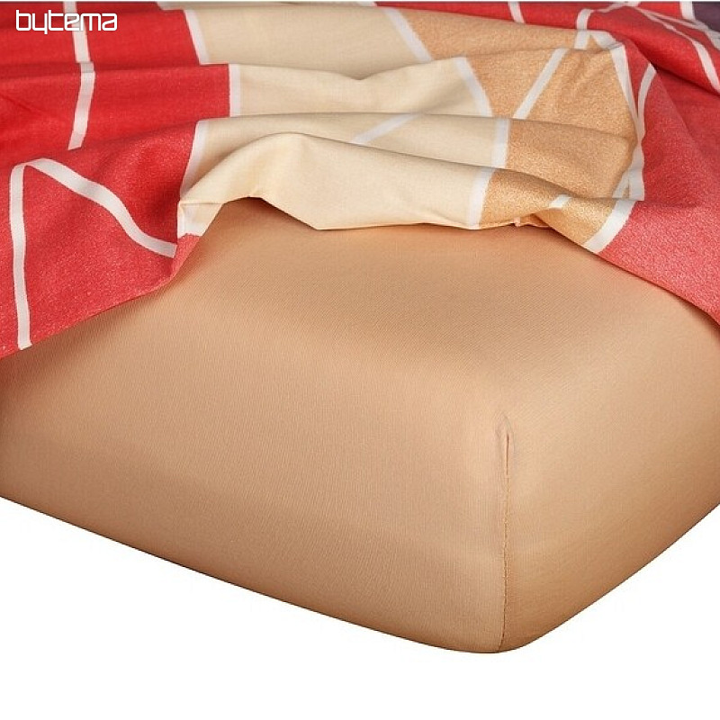 Drap jersey couleur SV. BRUN