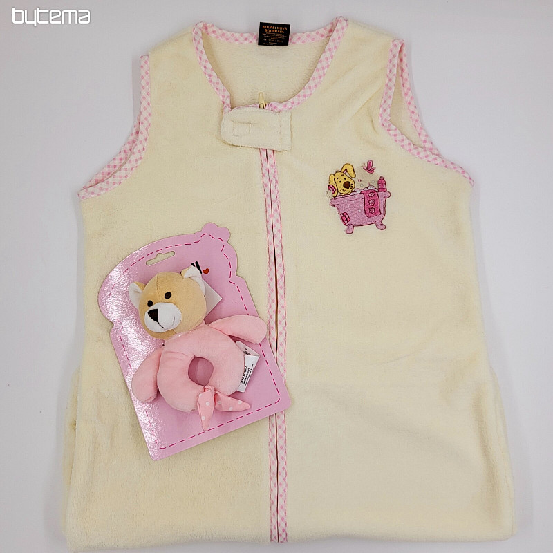 Coffret cadeau enfant SAC DE COUCHAGE et HOCHET