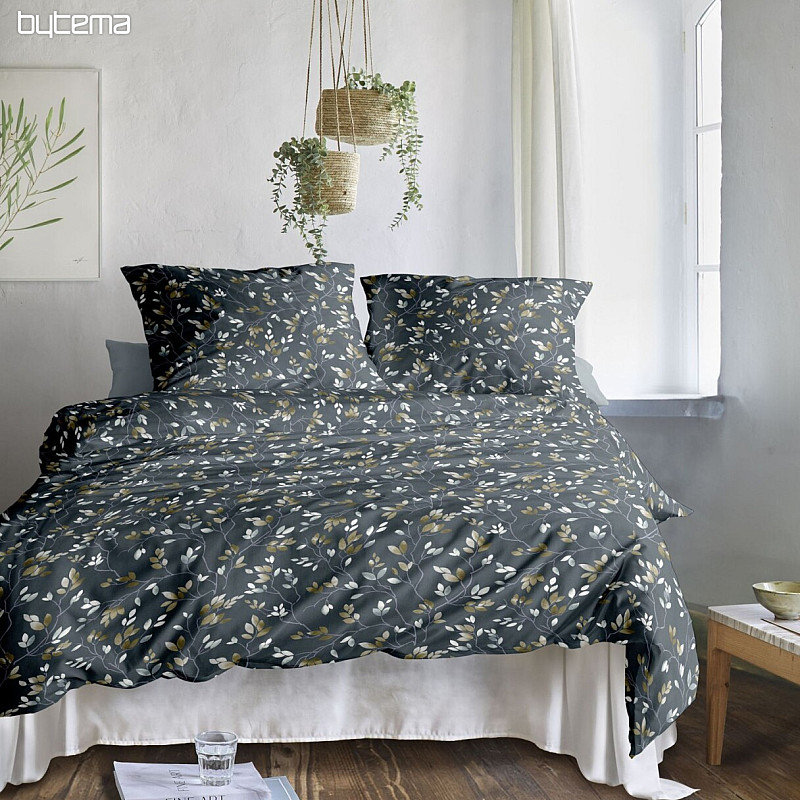 IRISETTE satin de coton luxe WAVE 8565-20 BRANCHES gris