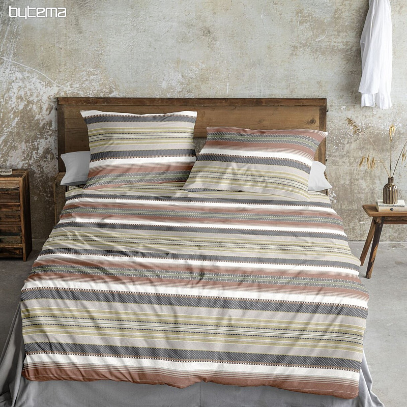 IRISETTE literie de luxe en satin TOKIO 8562-11 RAYURES