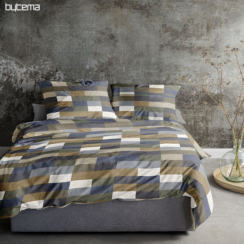 Literie flanelle IRISETTE KOALA 8534-90 marron bleu