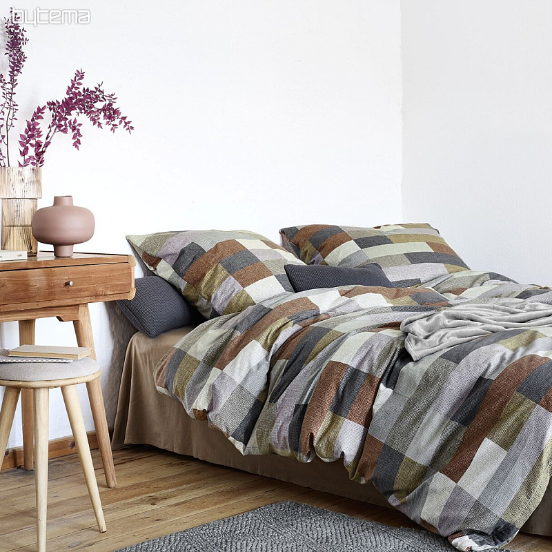 Literie flanelle IRISETTE KOALA 8534-50 marron gris