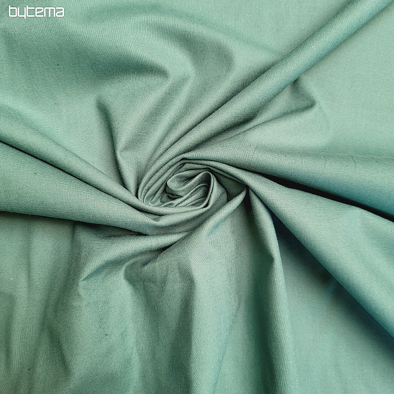 Tissu coton VERT FONCÉ