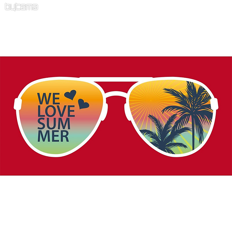 serviette de plage LUNETTES DE SOLEIL