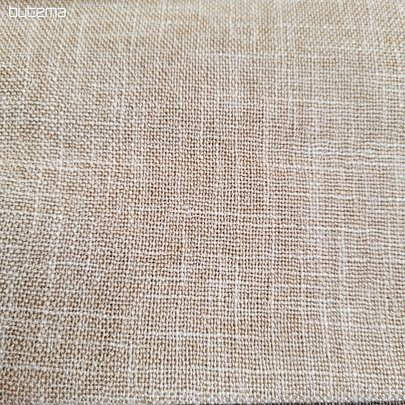 Tissu de décoration design monochrome de luxe GERSTER 77049/23 BEIGE