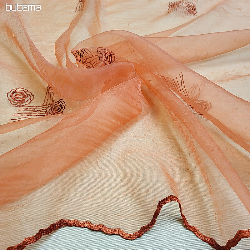 Rideau ROSE TERRE CUITE