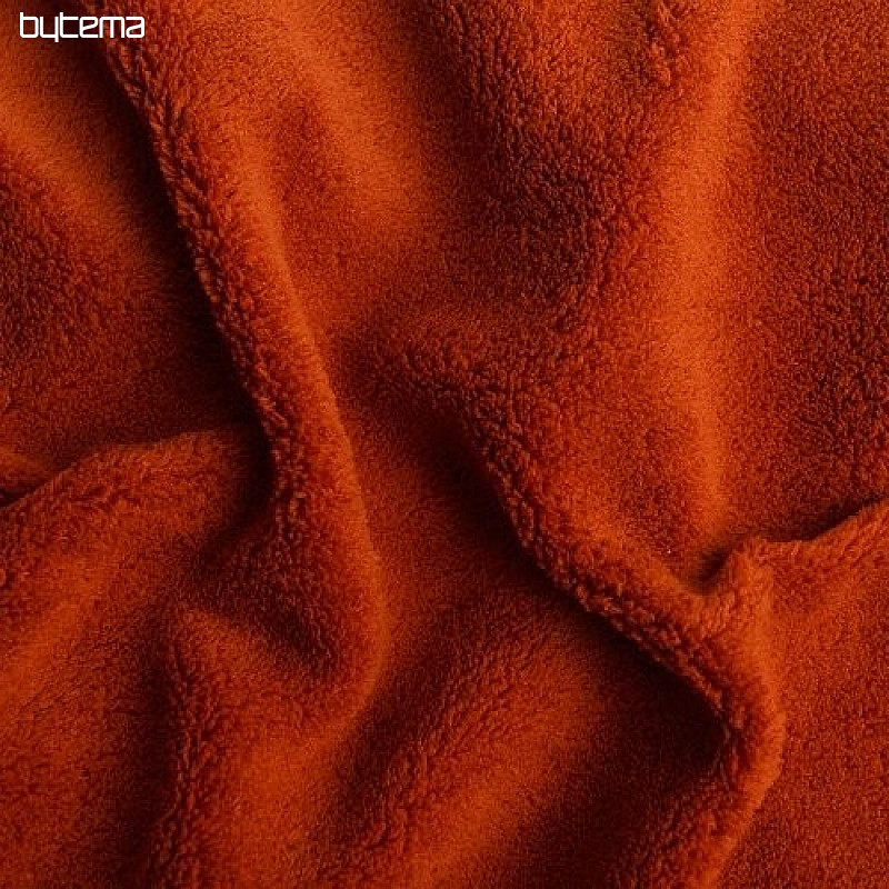Drap micro flanelle SLEEP WELL terre cuite