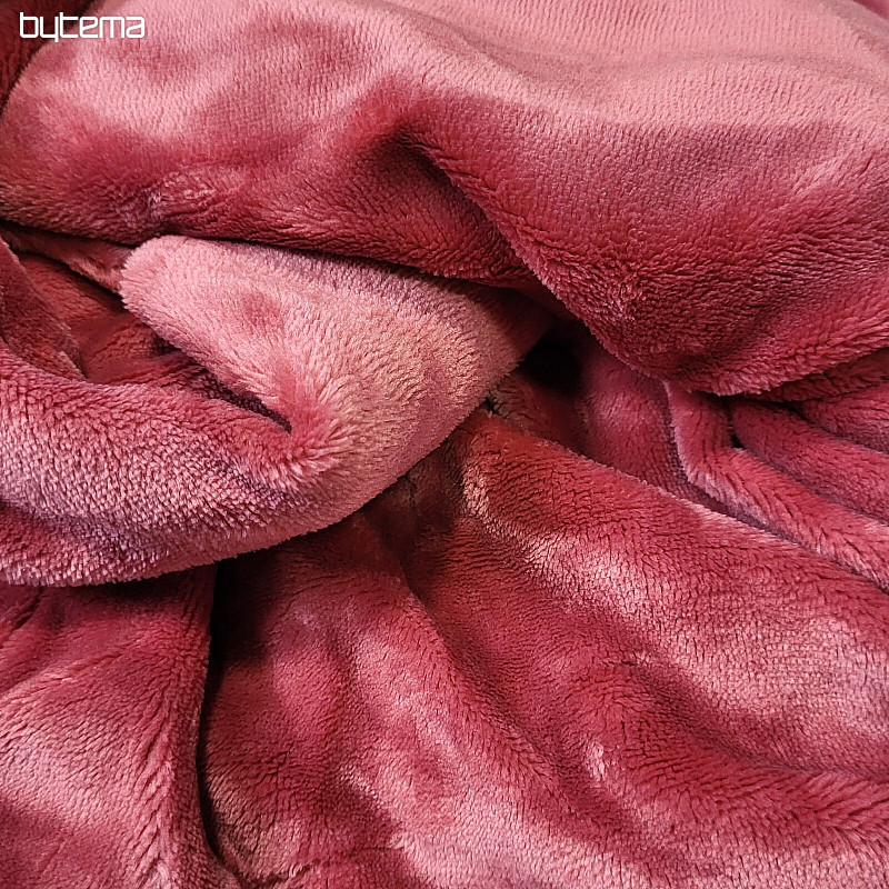 Drap micro flanelle SLEEP WELL vieux rose