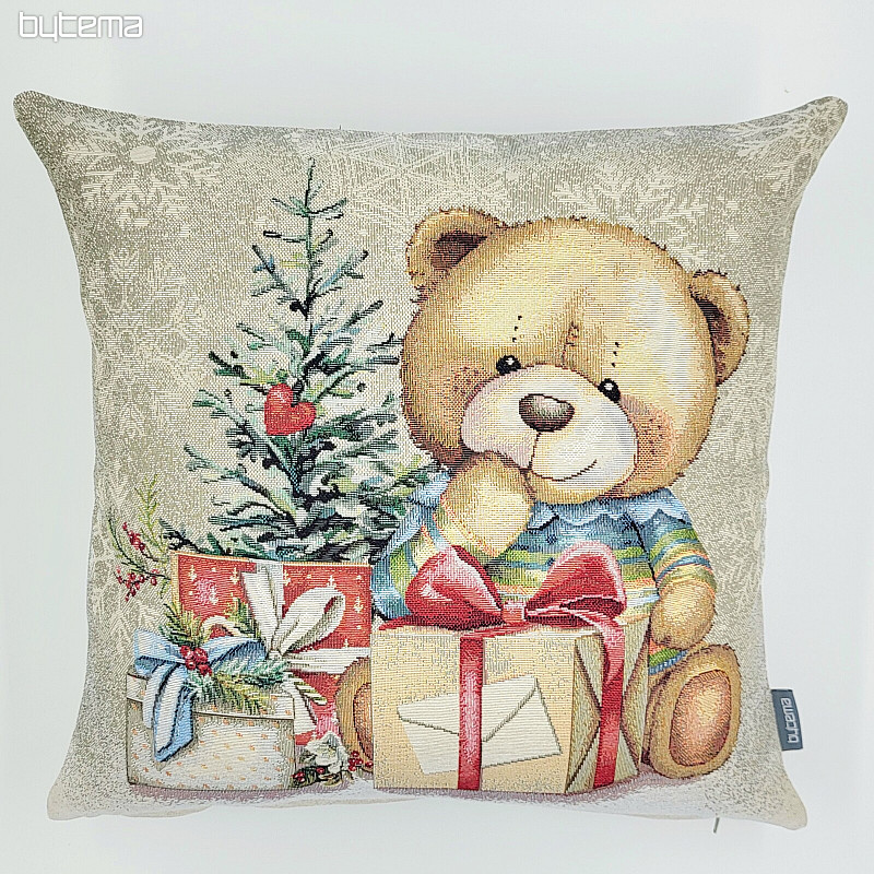 Housse de tapisserie de Noël OURS EN PELUCHE AVEC CADEAUX