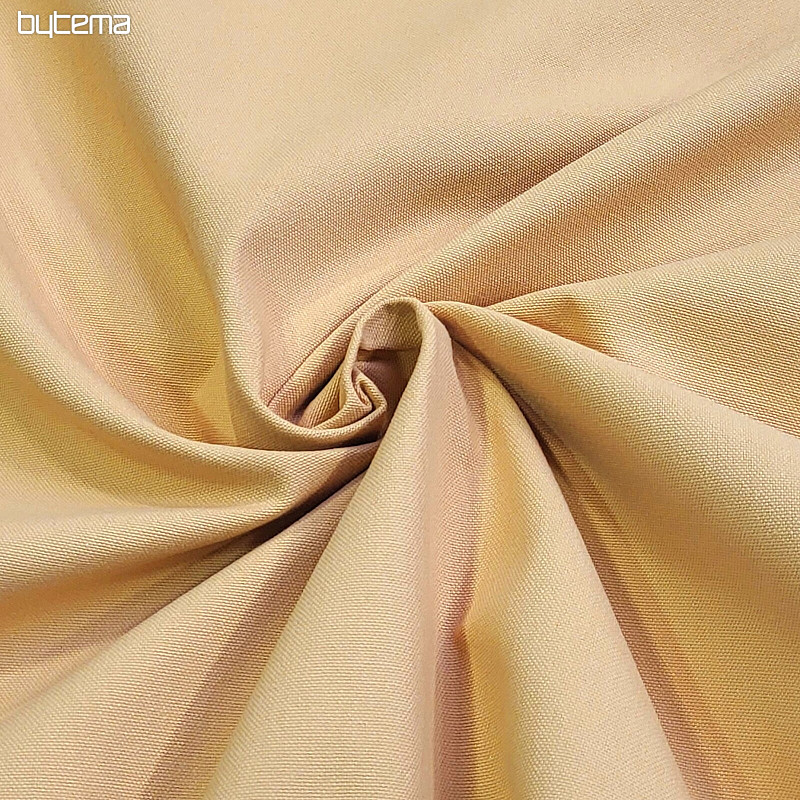 Tissu coton UNI DARK YELLOW coton grossier 220 g