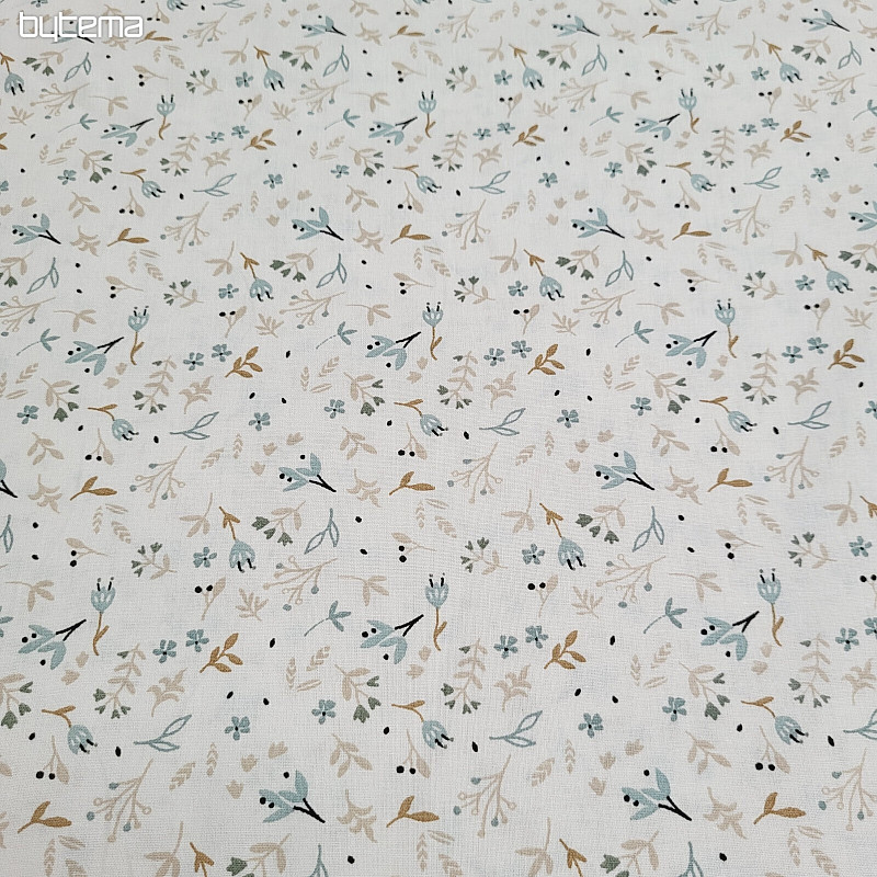 Tissu coton MINI FLEURS
