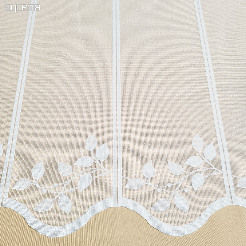 Rideau vitrail jacquard FEUILLES D'AUTOMNE