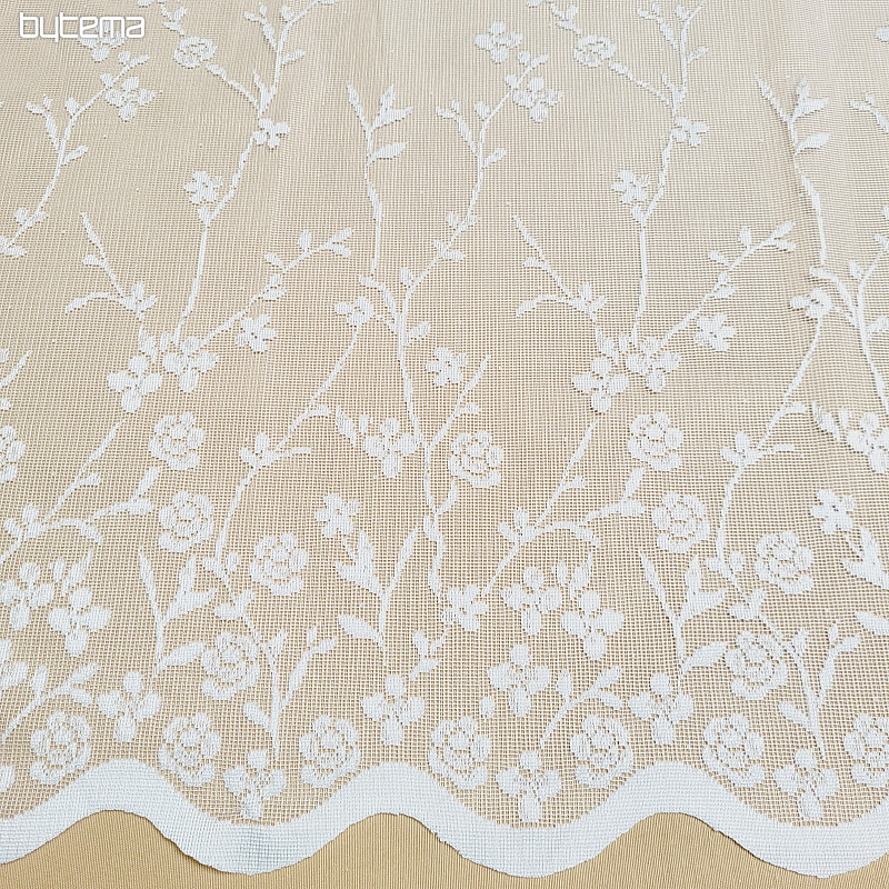 Rideau jacquard FLEURS