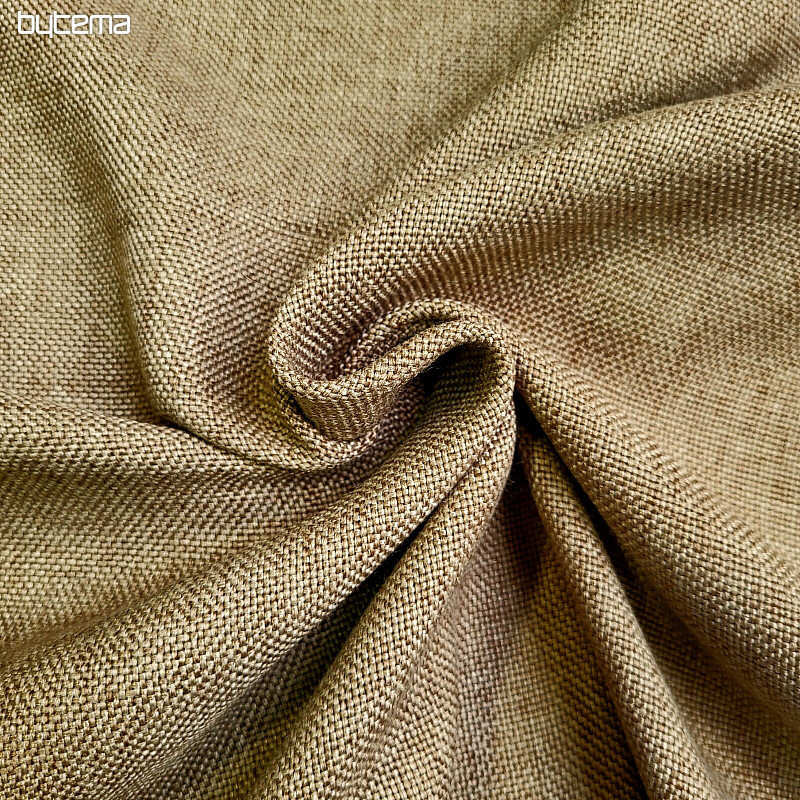 Tissu de décoration design unicolore ALBA 2/10 SV. BRUN