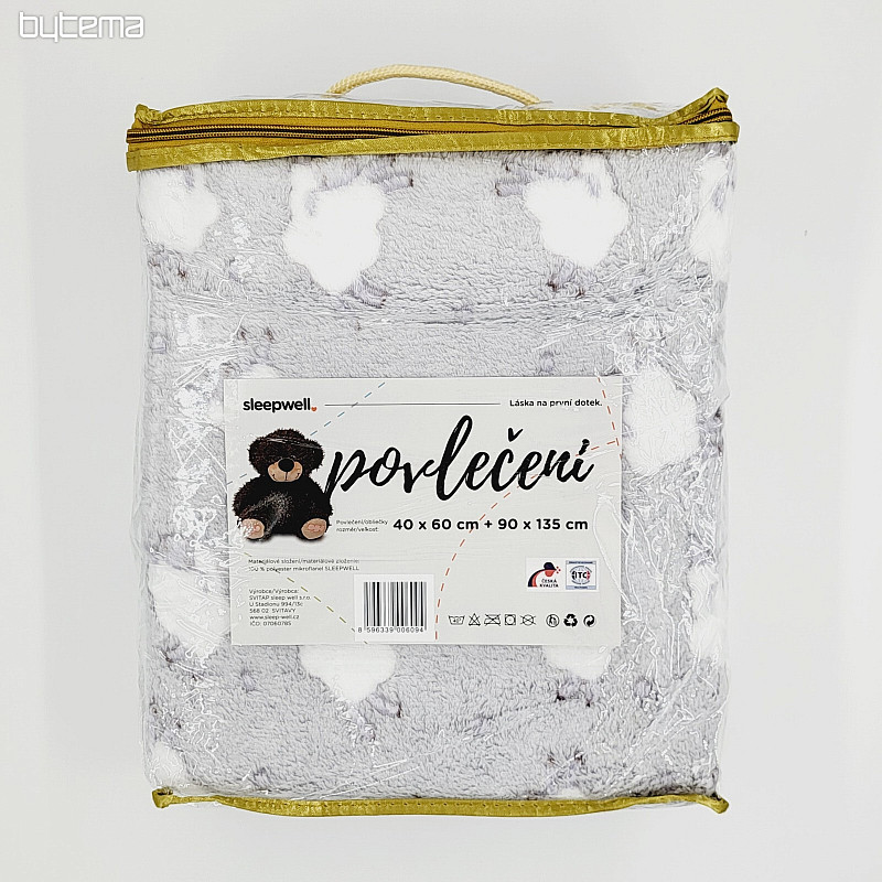 Literie MF SHEEP gris clair - pour le berceau
