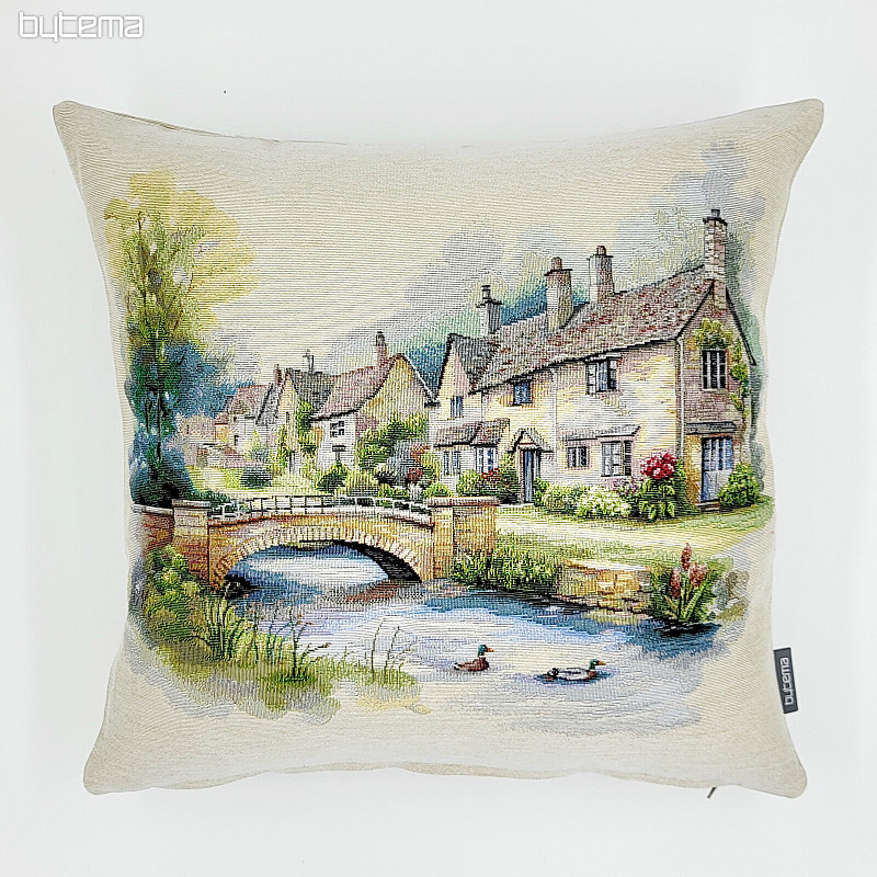 Housse de coussin en tapisserie COTSWOLDS GRIDGE